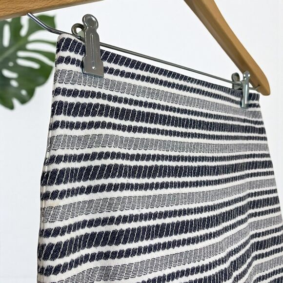 Ann Taylor Woven Stripe Pencil Skirt - Picture 5 of 10